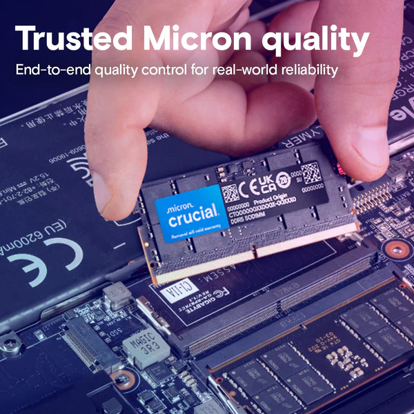 DDR5 SODIMM 96GB Kit (2x48GB) DDR5 5600MHz CT2K48G56C46S5 Memory
