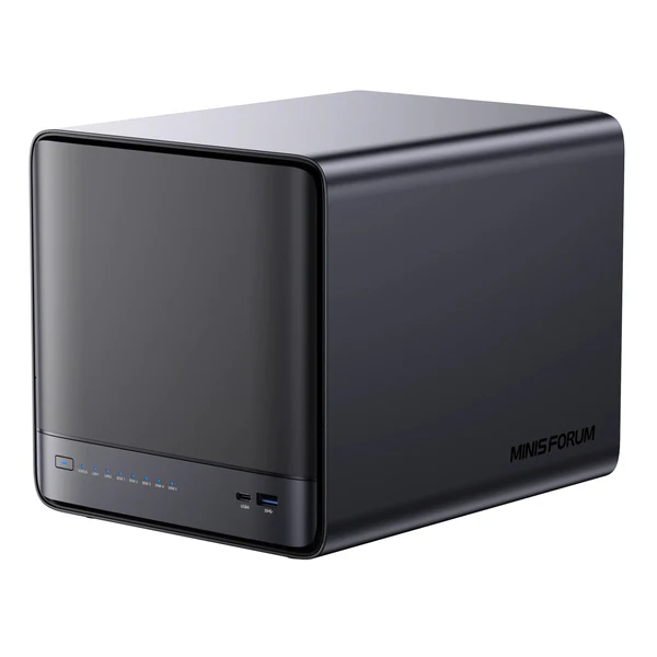 N5 Pro AI NAS (AMD Ryzen AI 9 HX PRO 370 / DDR5 SODIMM / 5 x 3.5/2.5 inch HDD / MinisCloud / 128G OS Storage) BS-MN5PRO
