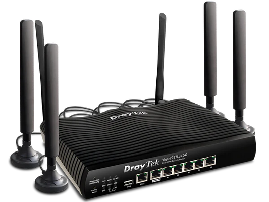 Vigor 2927Lax-5G Simultaneous Dual-WAN VPN Firewall WiFi 6 4G LTE / 5G Router