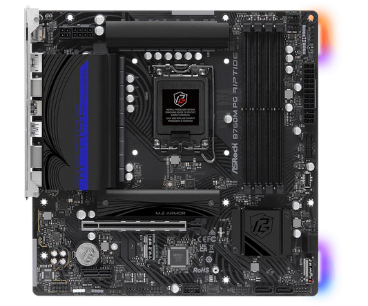 B760M PG Riptide DDR5,LGA 1700 mATX Motherboard
